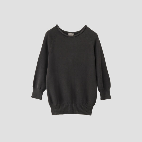 CAST OFF ROLL NECK KNIT