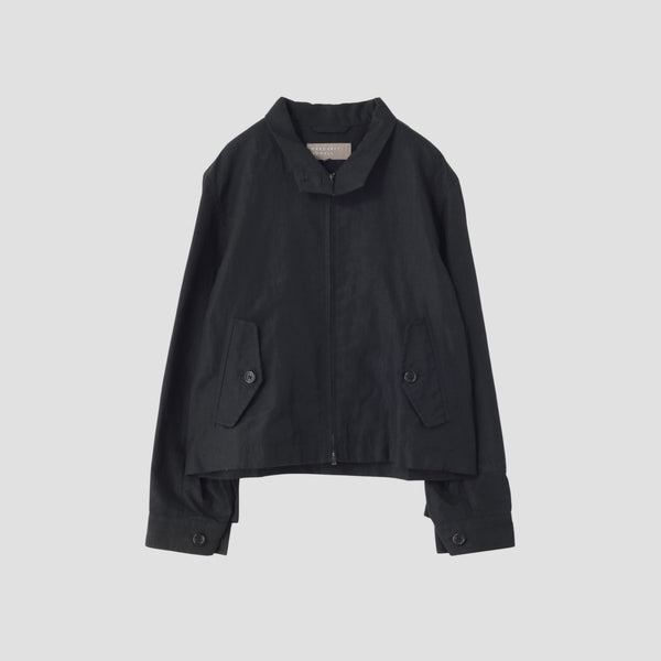 DENSE LINEN POPLIN BLOUSON