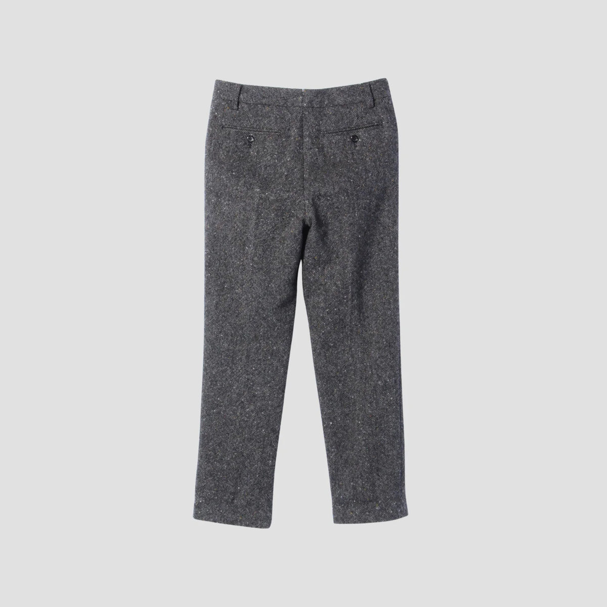 WOOL TWEED TROUSERS