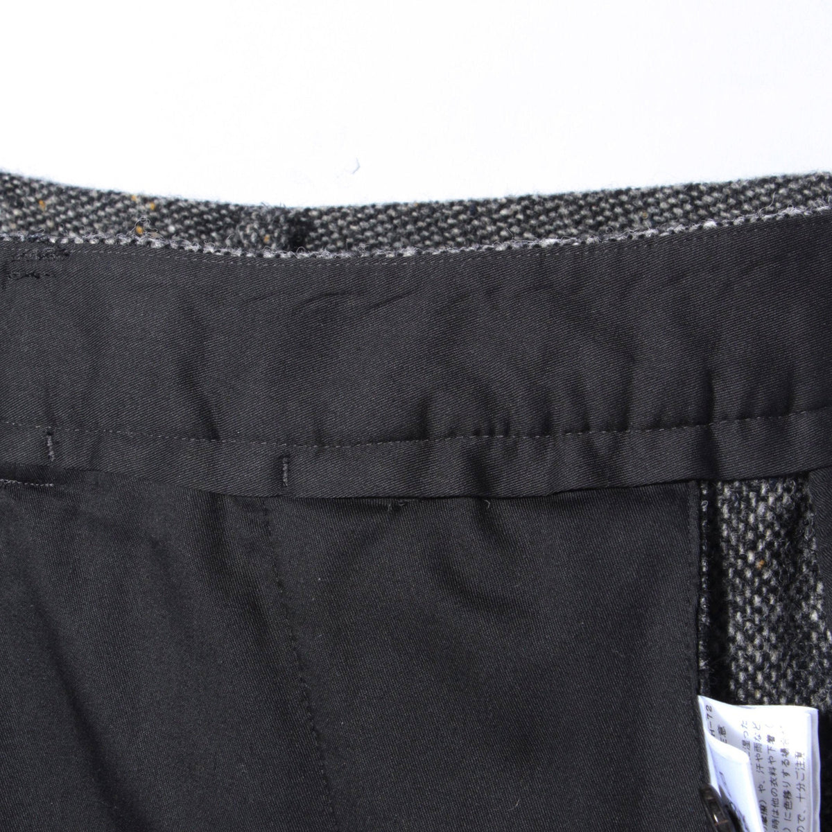 WOOL TWEED TROUSERS