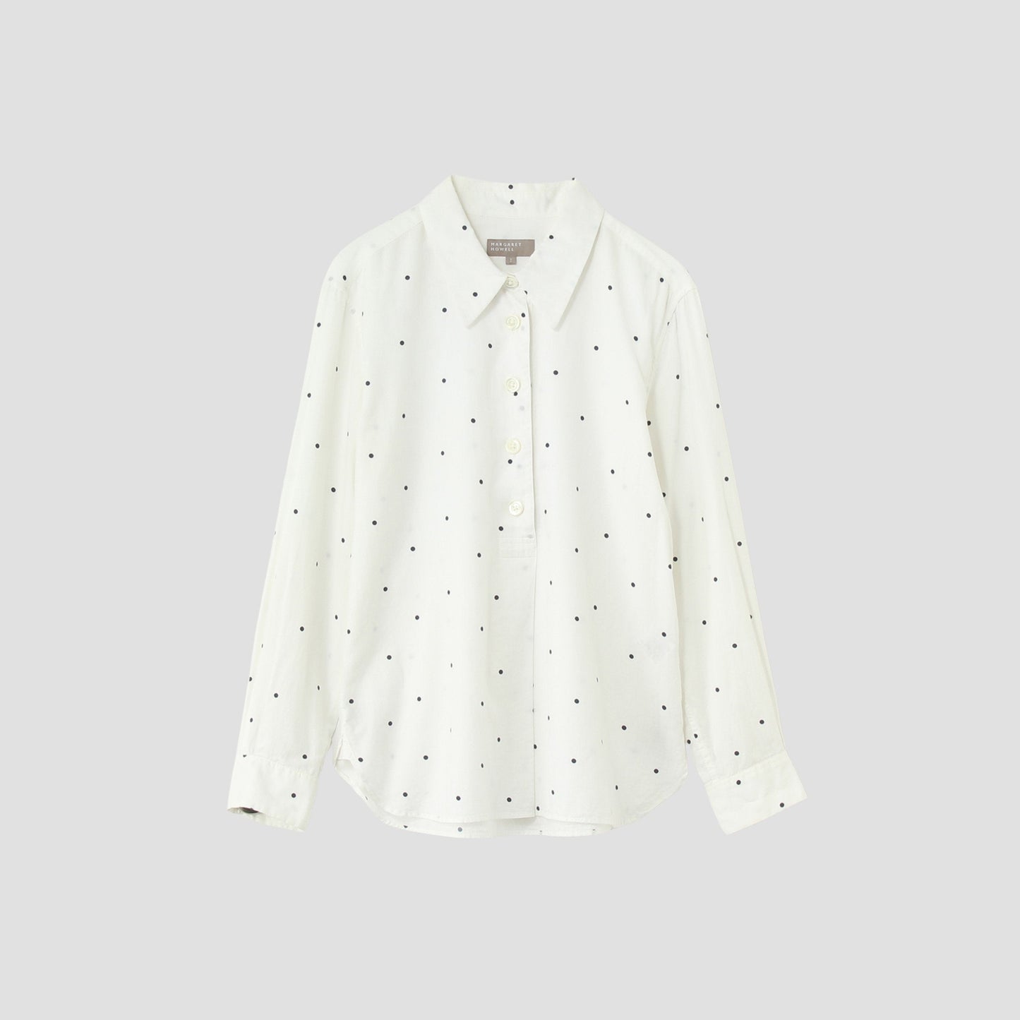 SOFT SPOT PRINT COTTON SHIRT