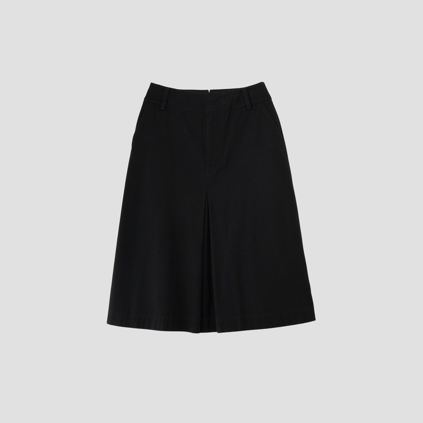 BRUSHED COTTON WOOL SKIRT