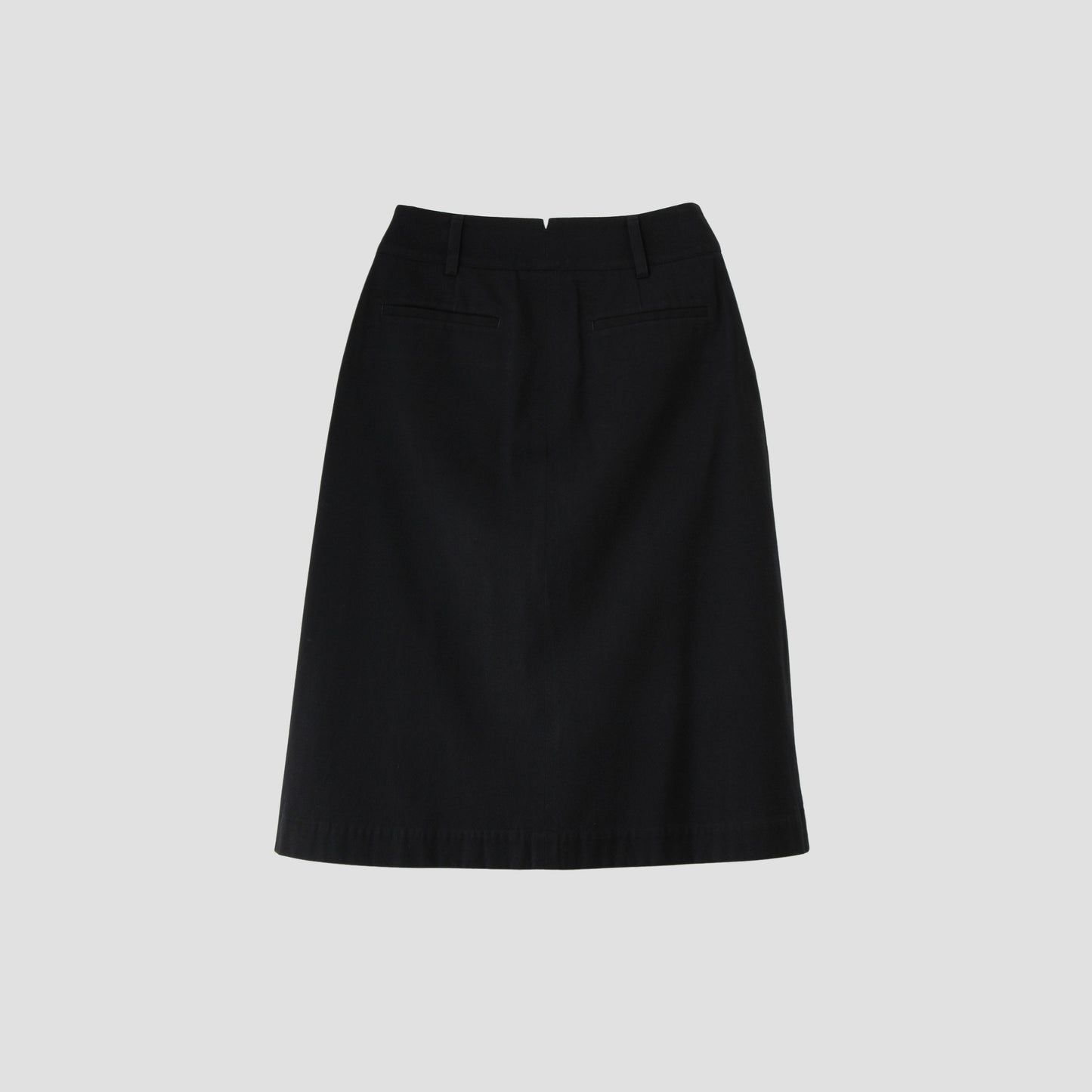 BRUSHED COTTON WOOL SKIRT