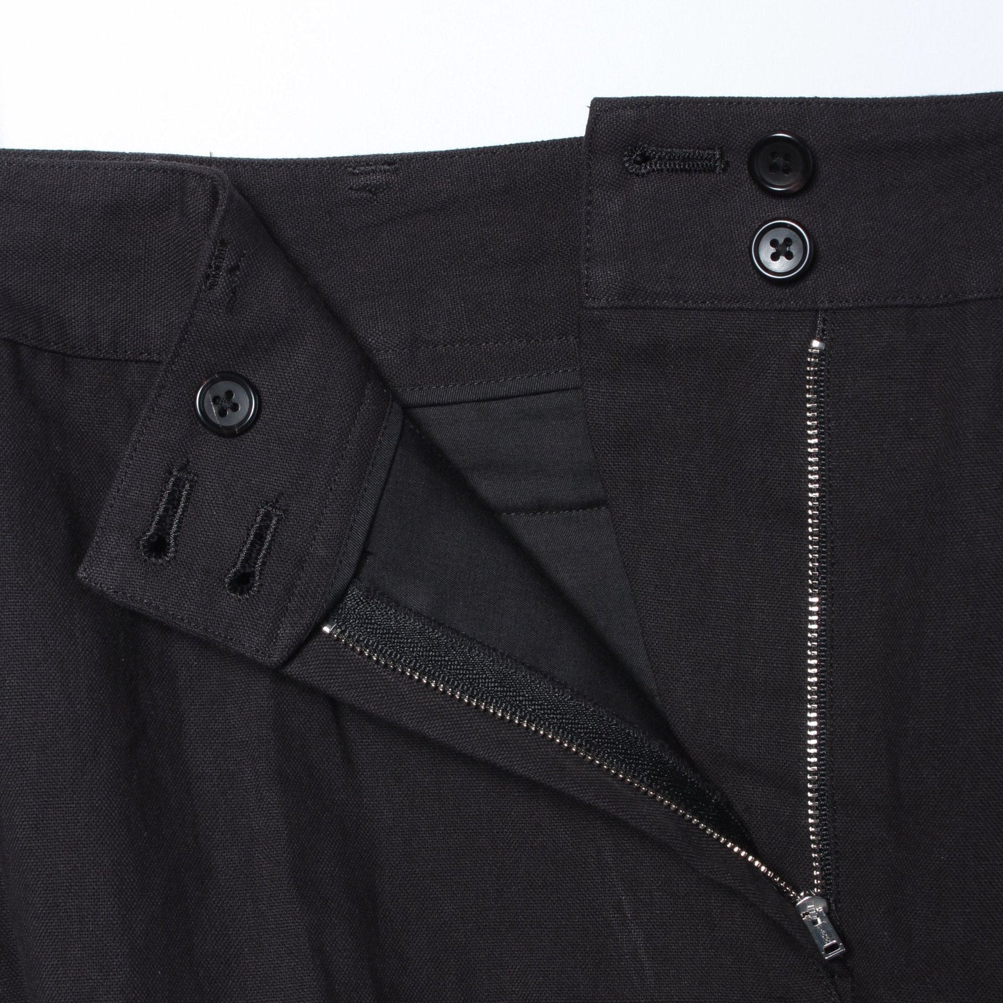 COTTON LINEN HOPSACK TROUSERS