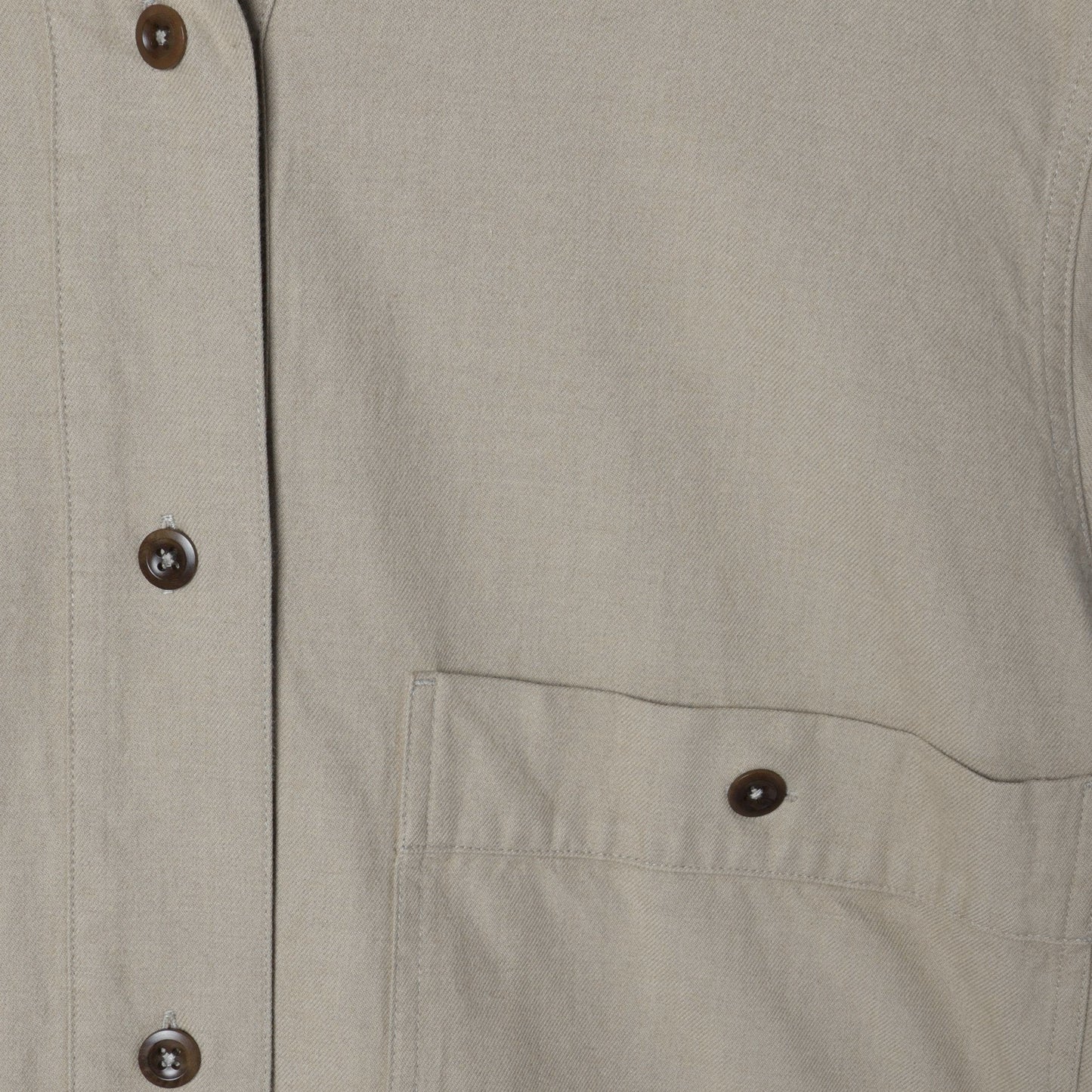 WORN COTTON WOOL TWILL DRESS