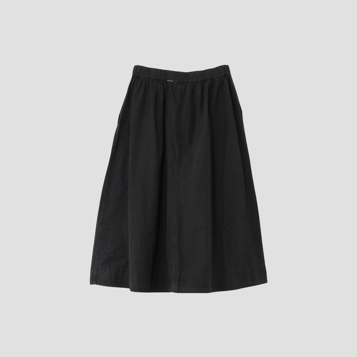 COTTON RAMIE TOUGH POPLIN SKIRT