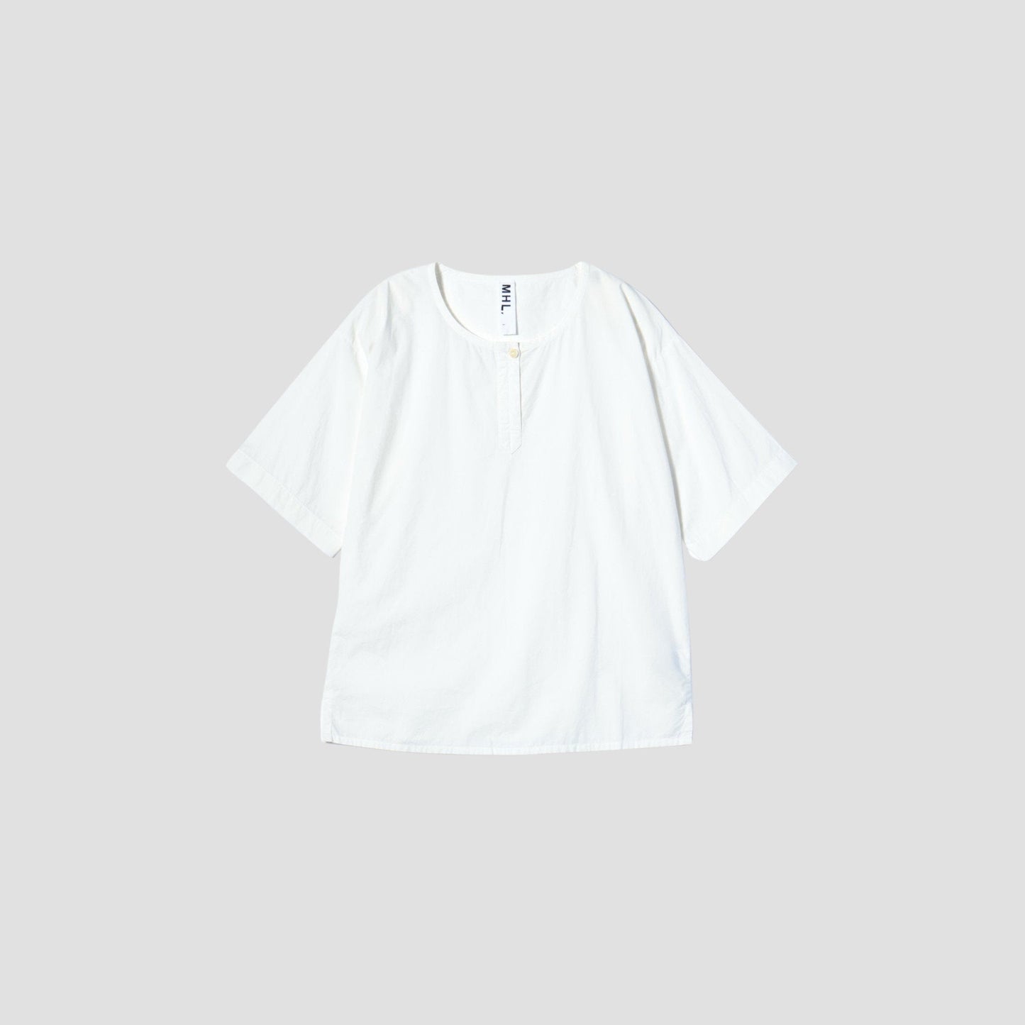 COTTON SLUB POPLIN SHIRT