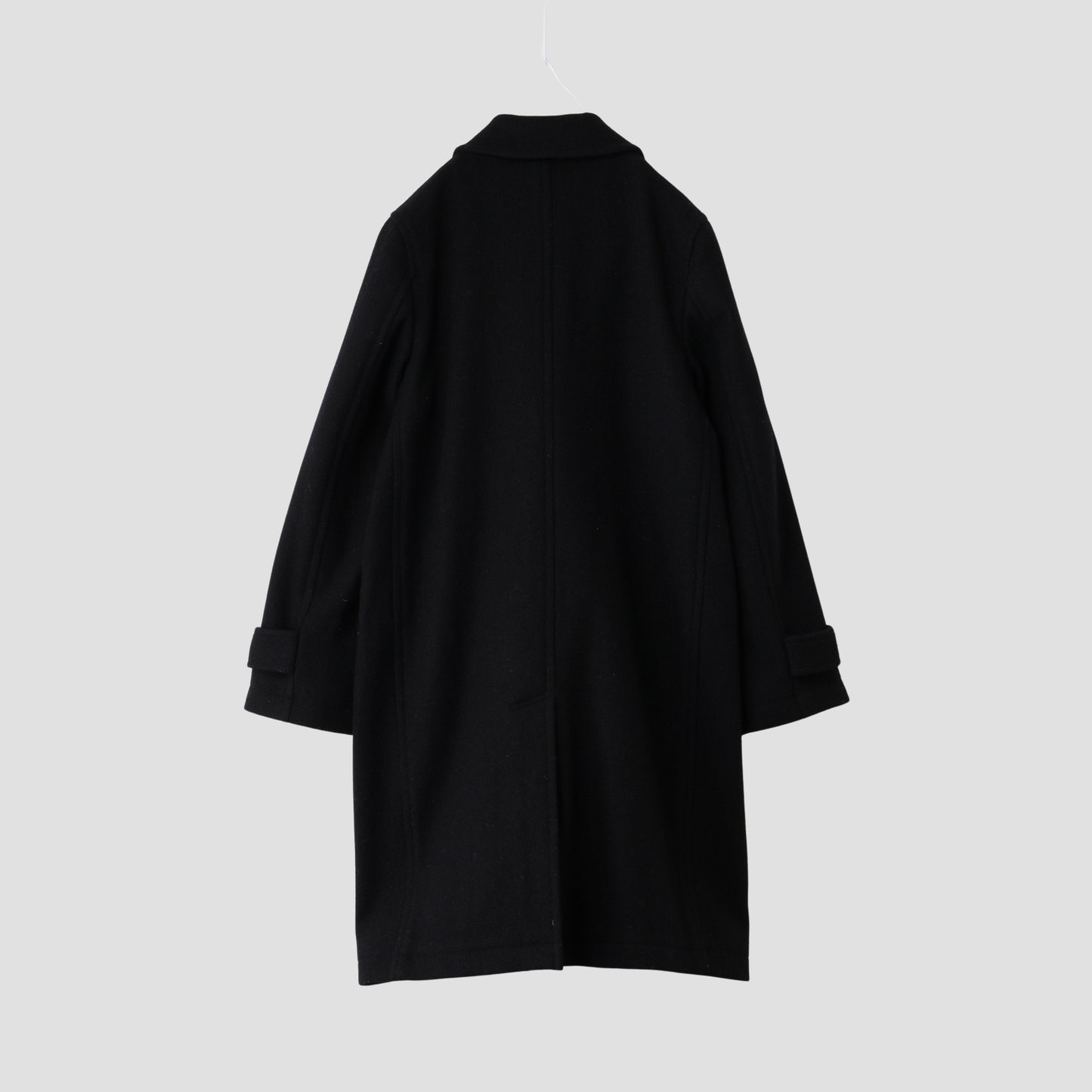 LIGHT WOOL MELTON COAT