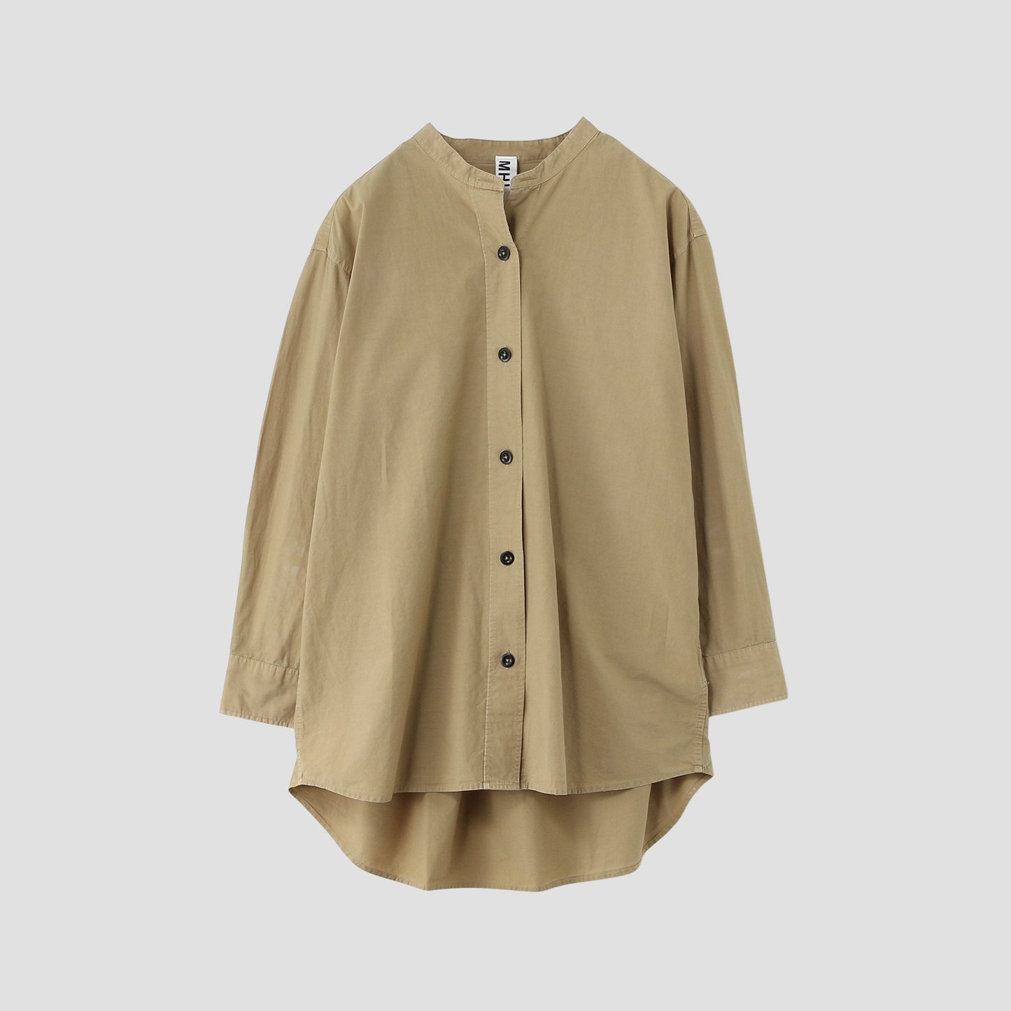 COTTON RAMIE POPLIN SHIRT