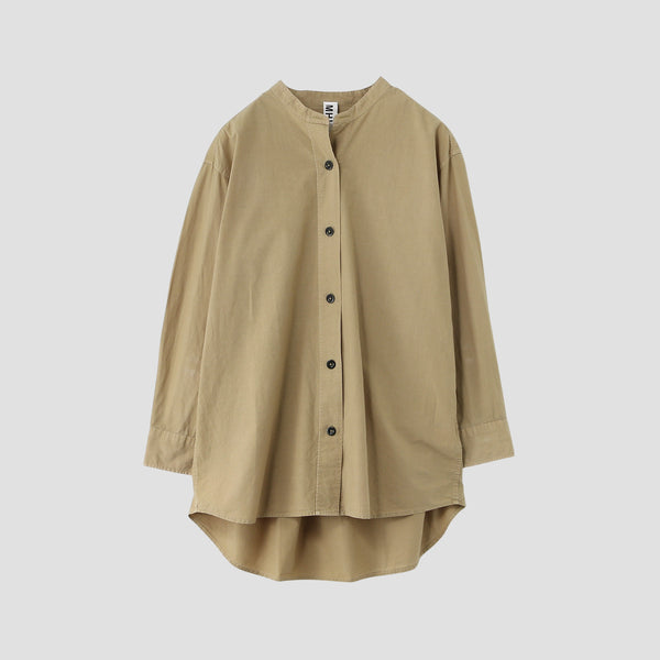 COTTON RAMIE POPLIN SHIRT