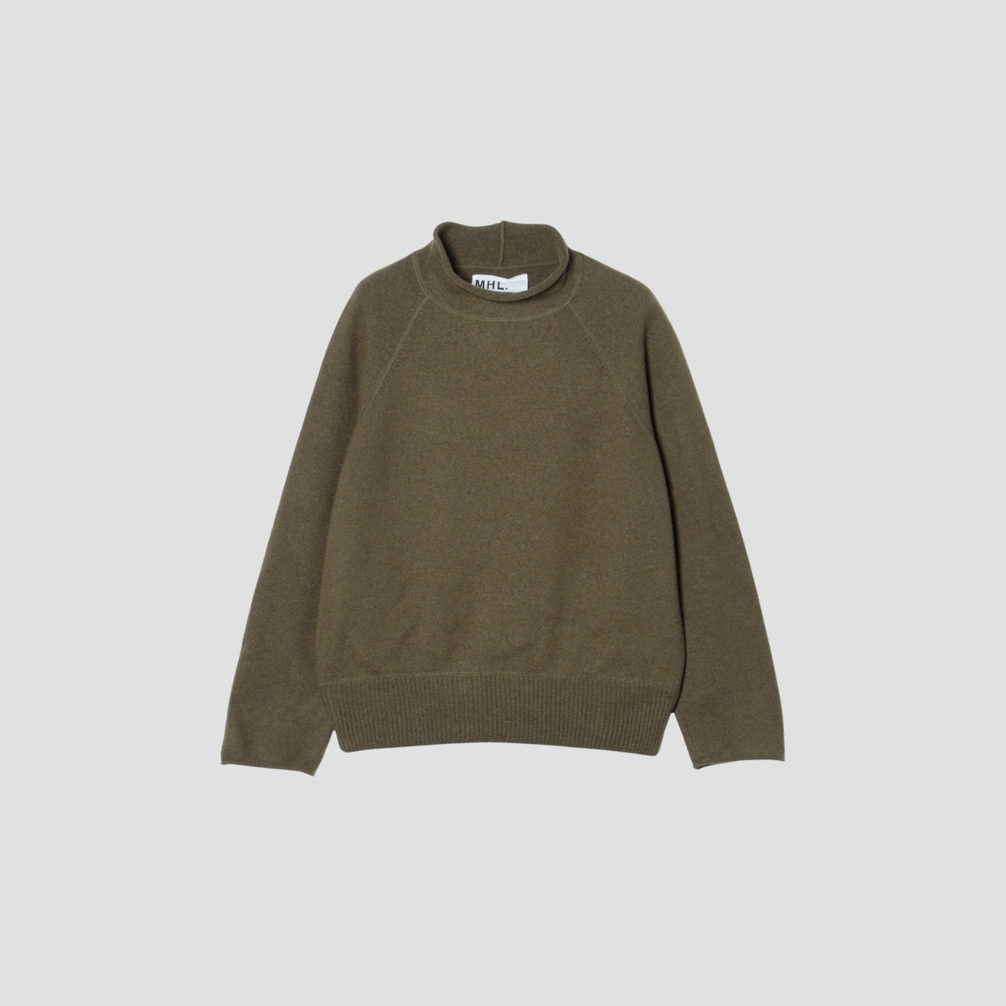 FELTED ROUGH WOOL KNIT
