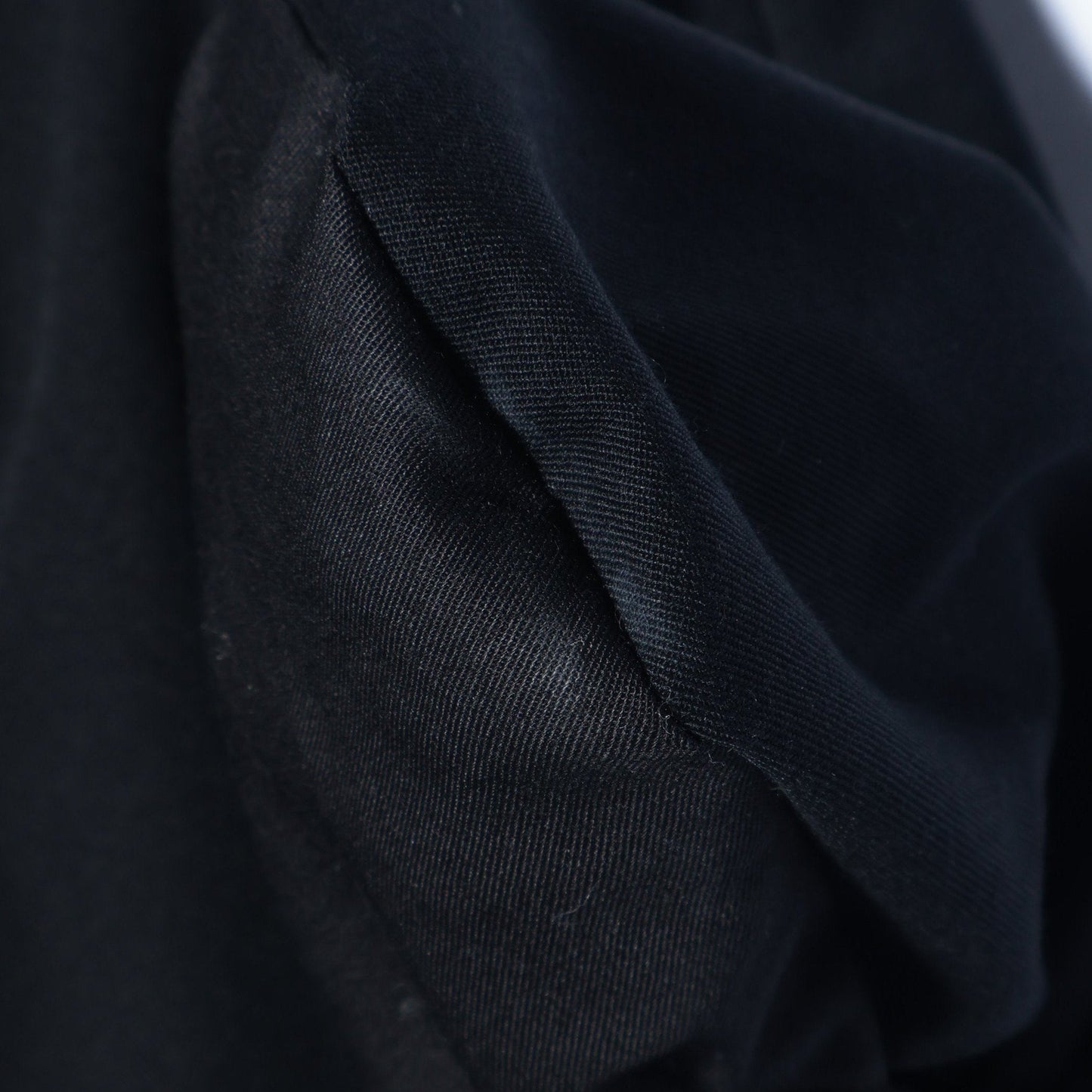 FINE WOOL COTTON TWILL SKIRT