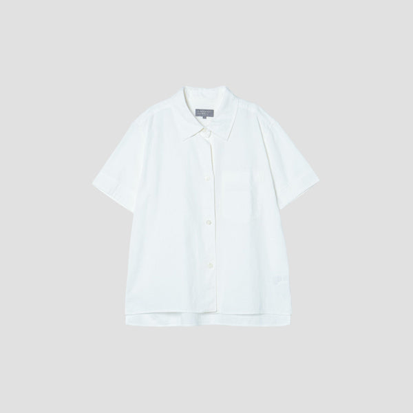 TEXTURED COTTON BLEND SHIRT