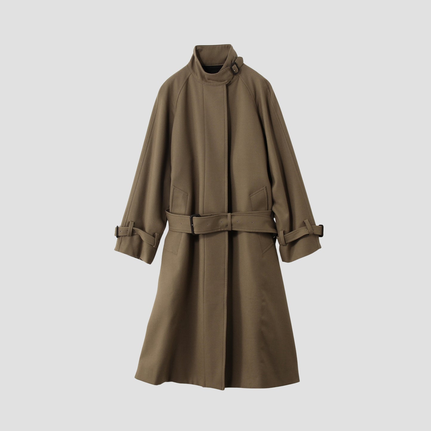WOOL SERGE COAT