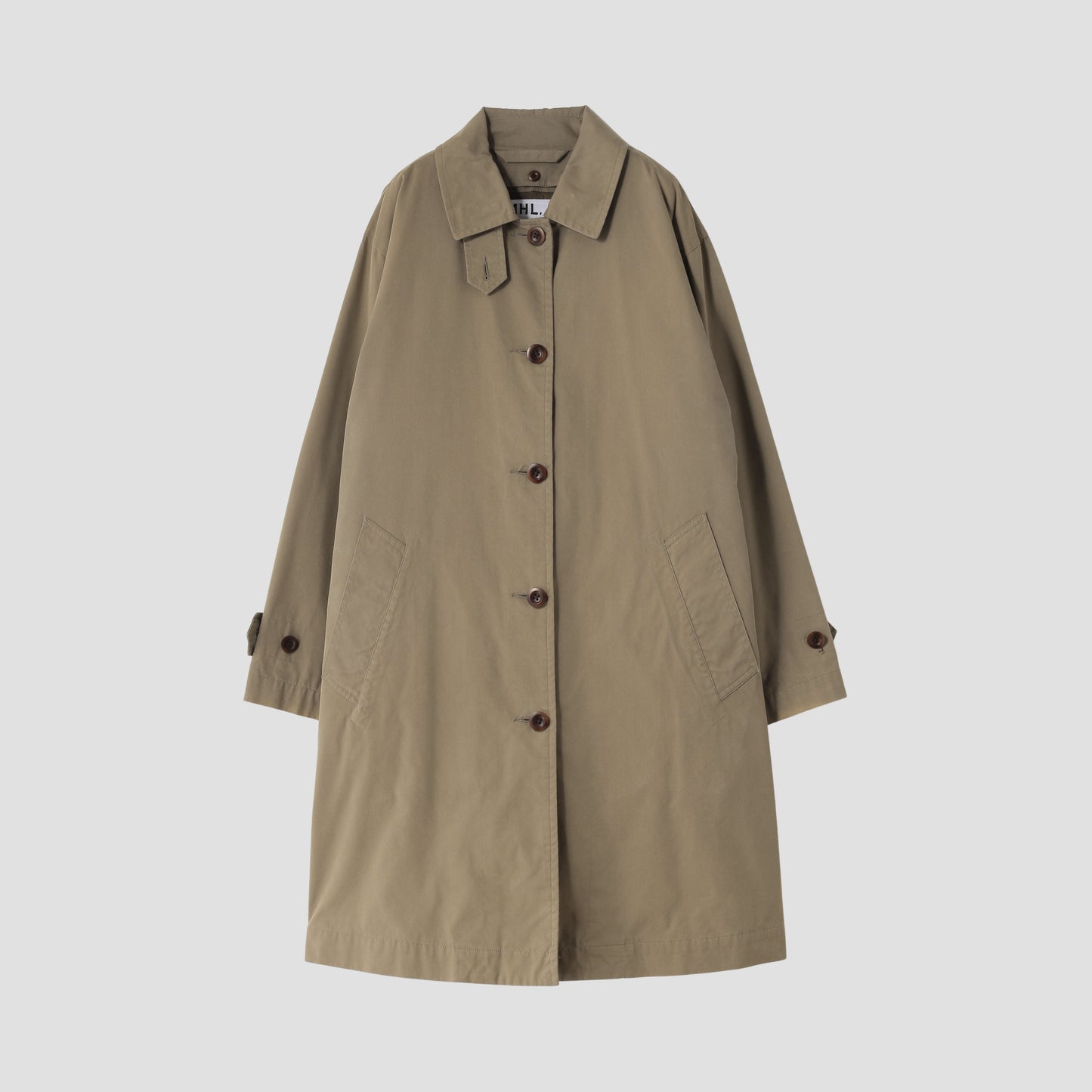 COTTON NYLON CANVAS COAT