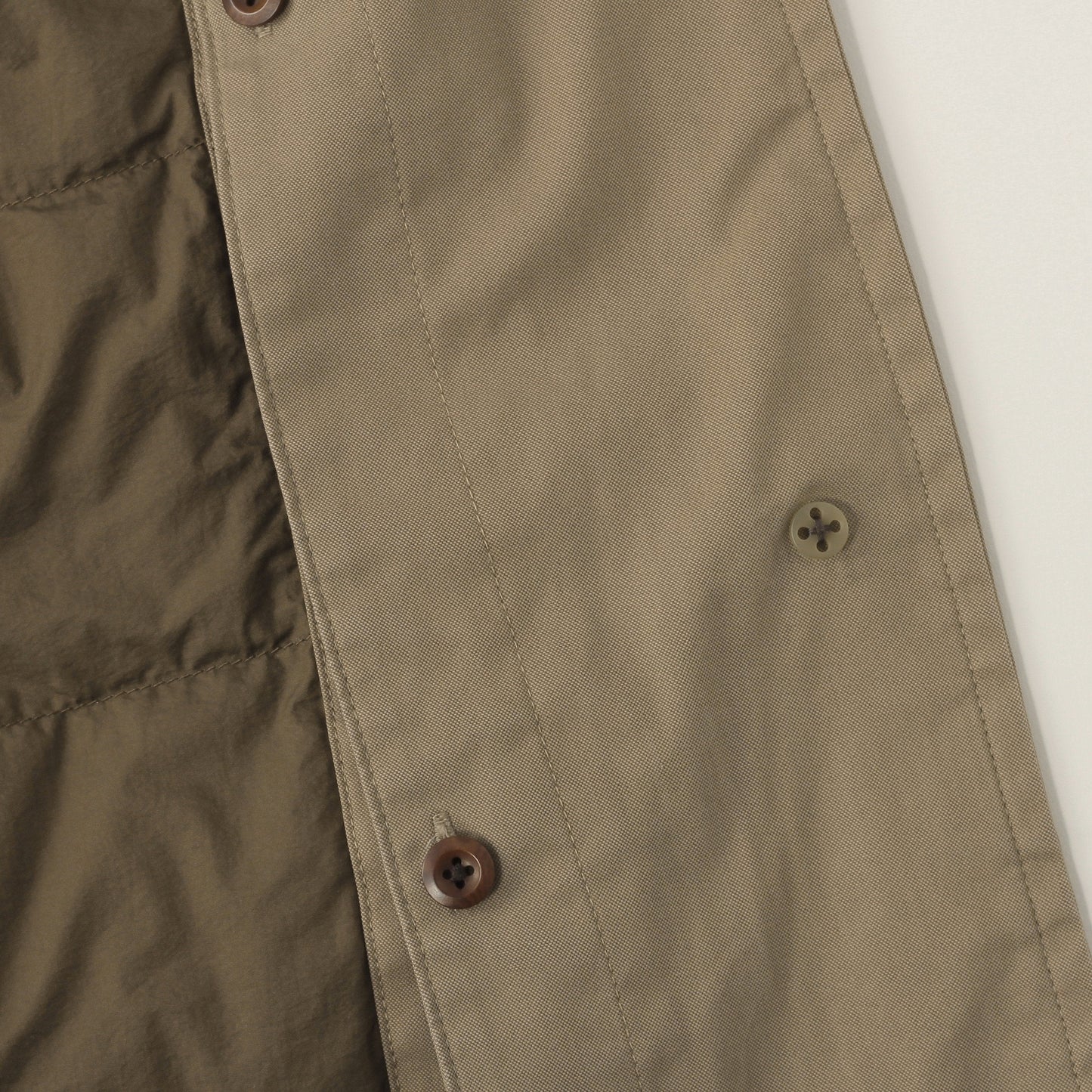 COTTON NYLON CANVAS COAT