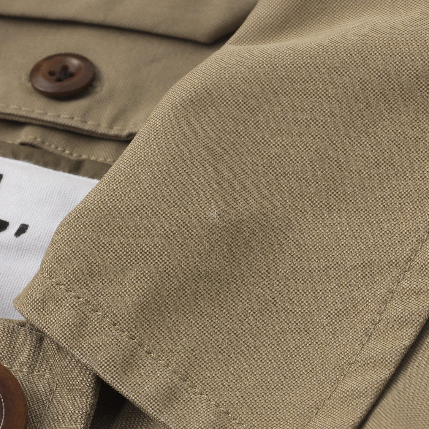COTTON NYLON CANVAS COAT