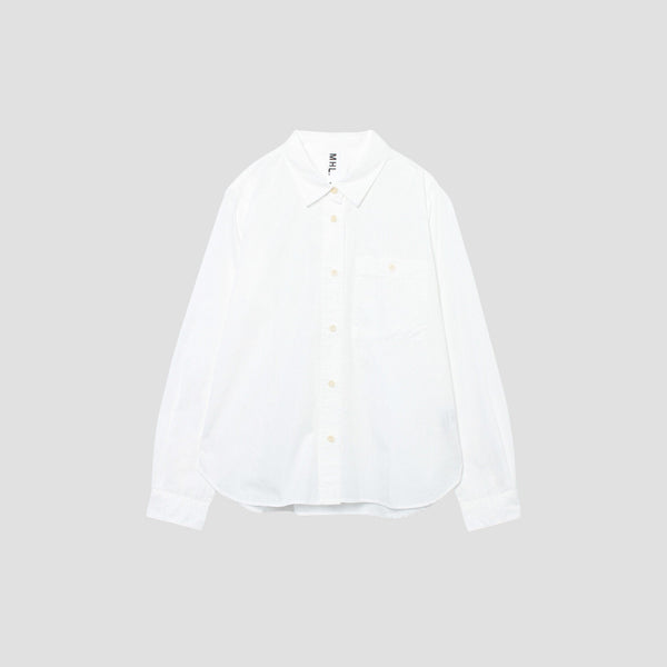 GARMENT DYE BASIC POPLIN SHIRT