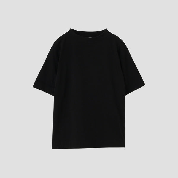 COTTON HIGH NECK T JERSEY