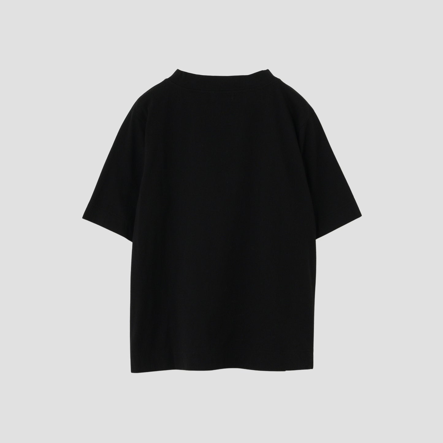 COTTON HIGH NECK T JERSEY