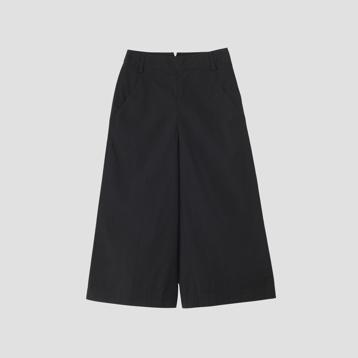 COTTON SILK POPLIN TROUSERS