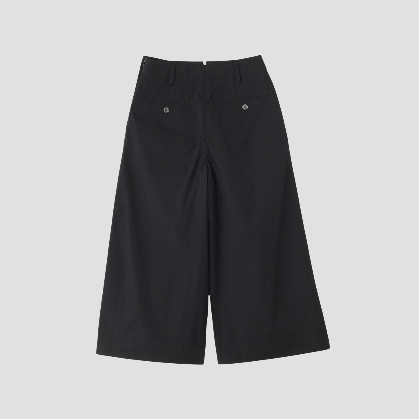 COTTON SILK POPLIN TROUSERS