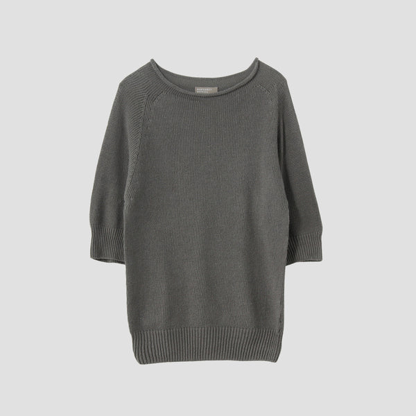 CAST OFF ROLL NECK KNIT