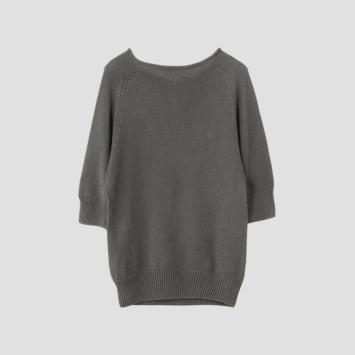 CAST OFF ROLL NECK KNIT