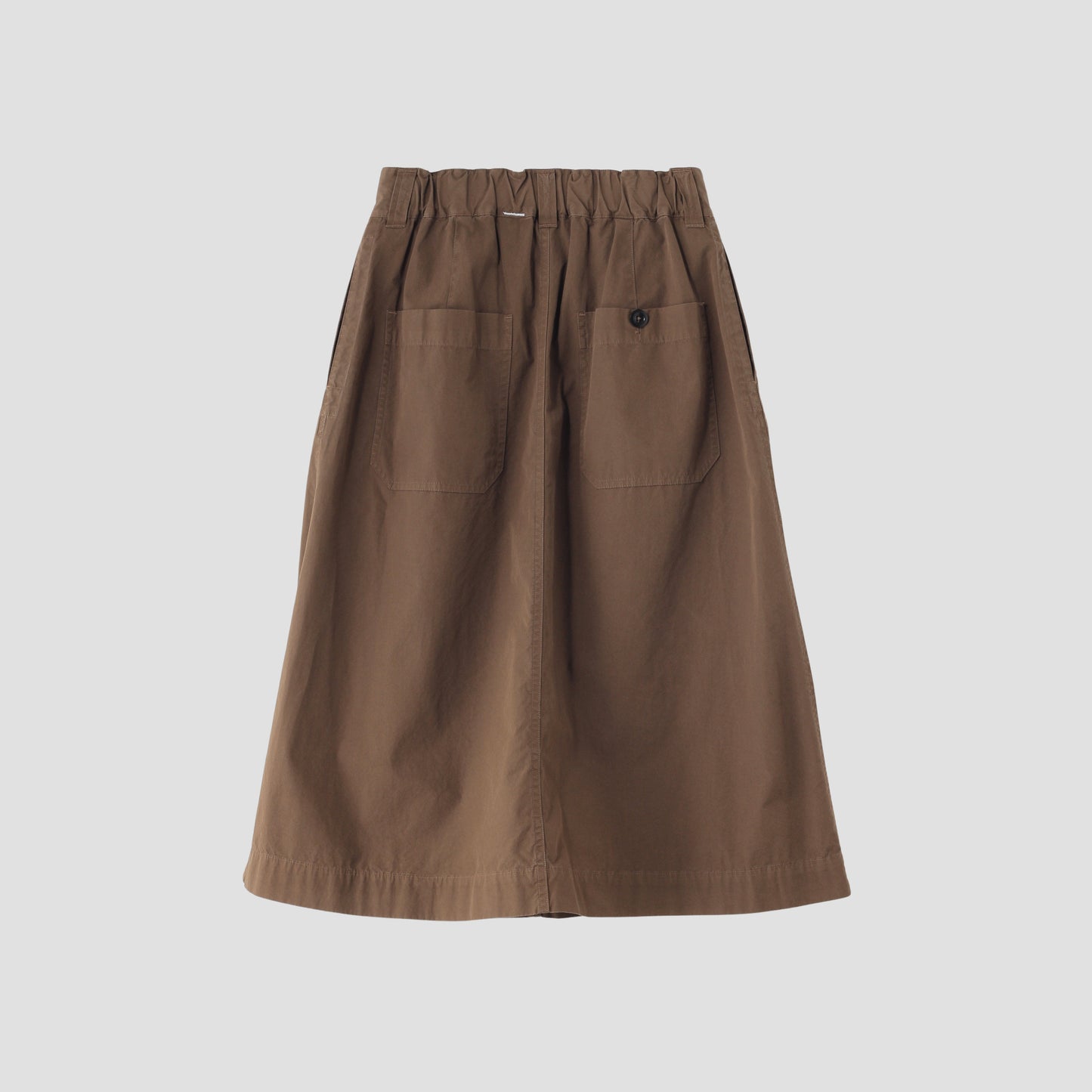 FINE COMPACT COTTON POPLIN SKIRT