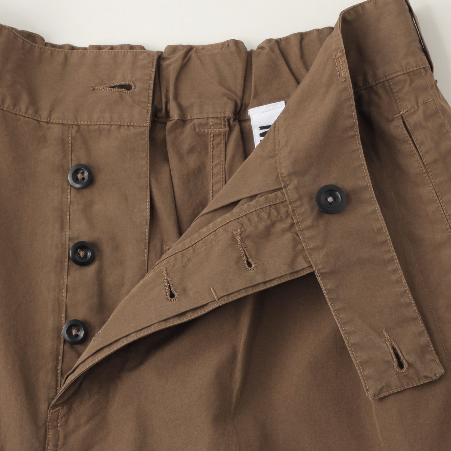 FINE COMPACT COTTON POPLIN SKIRT