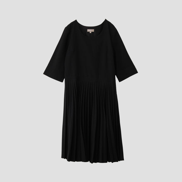 FINE WOOL GABARDINE DRESS