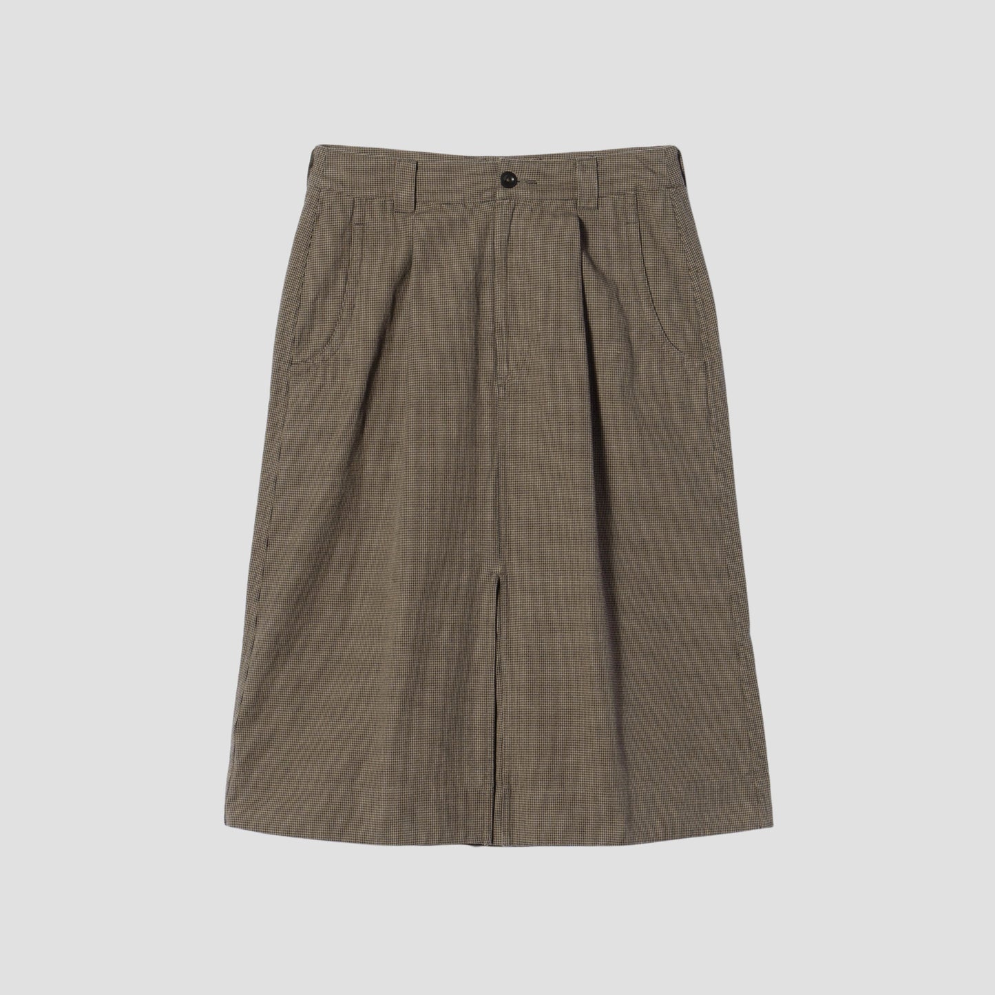 WORKWEAR COTTON LINEN SKIRT