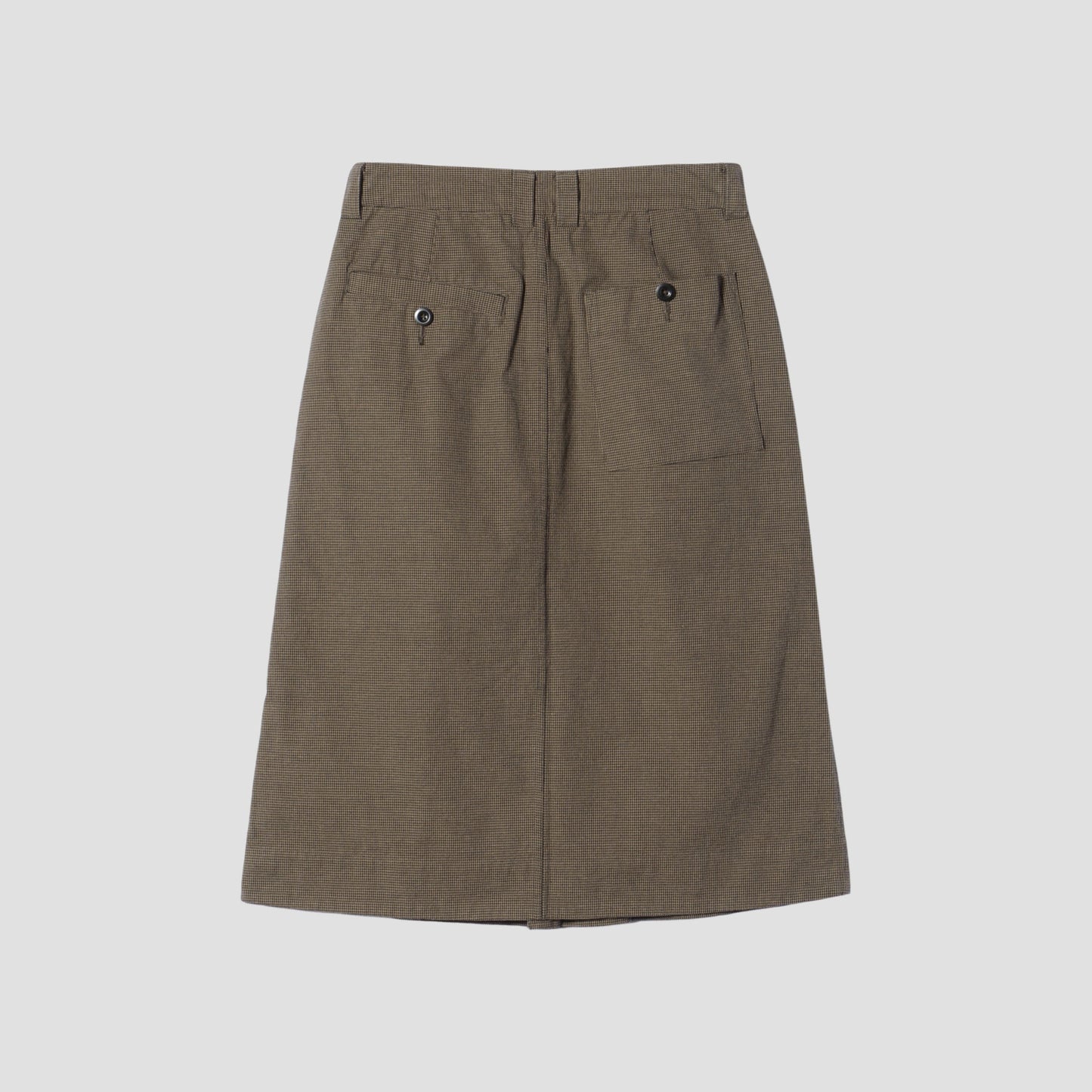 WORKWEAR COTTON LINEN SKIRT