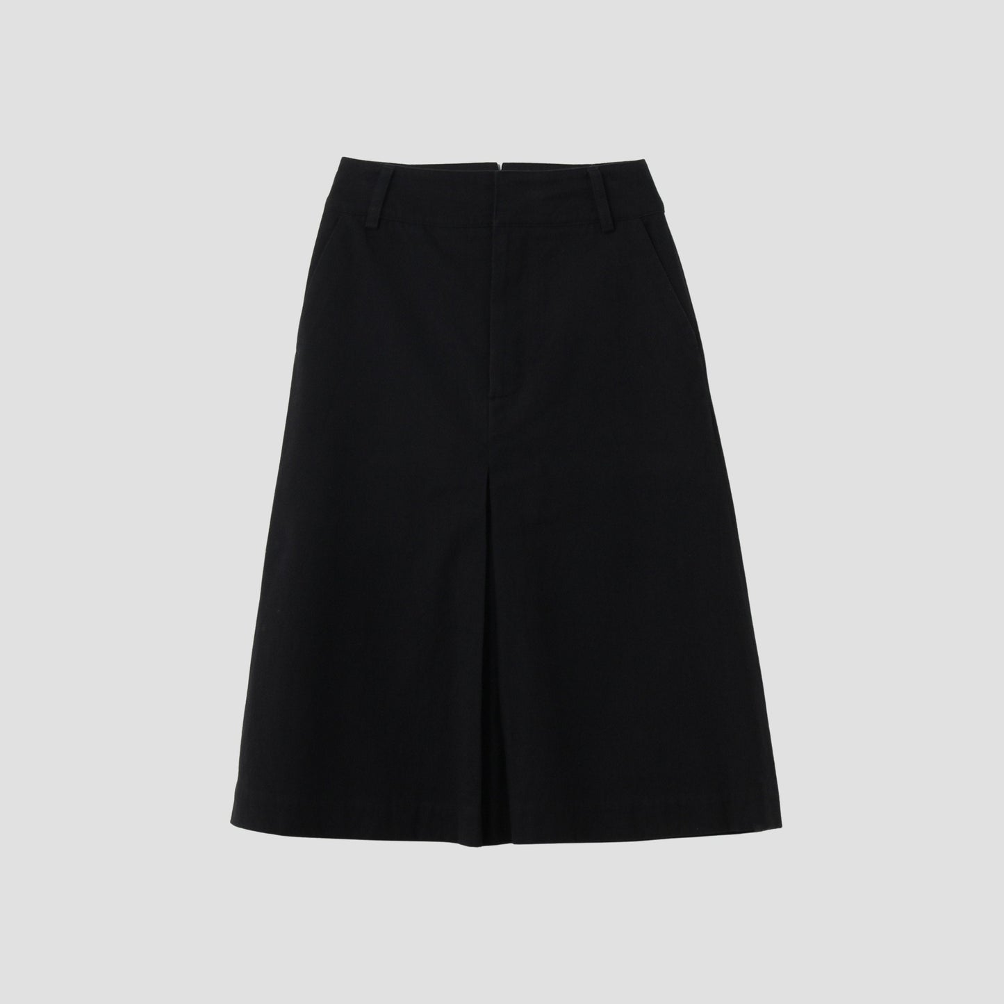 BRUSHED COTTON WOOL SKIRT