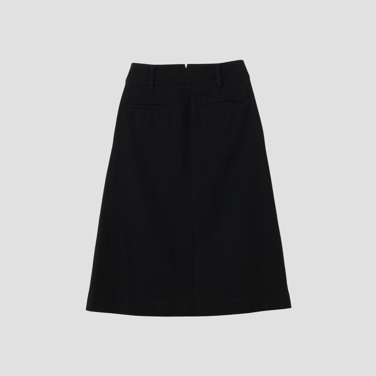 BRUSHED COTTON WOOL SKIRT
