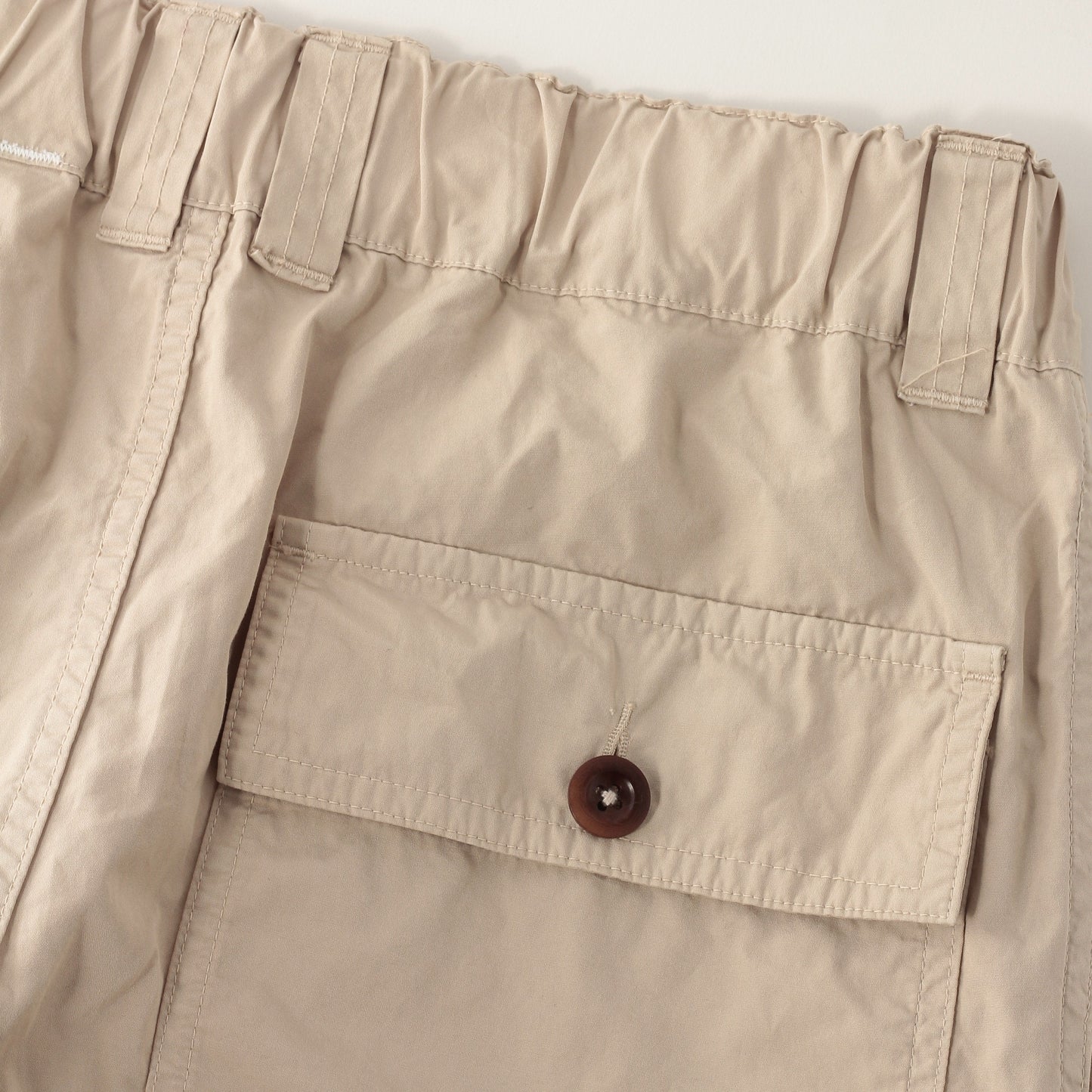 FINE COMPACT COTTON POPLIN TROUSERS