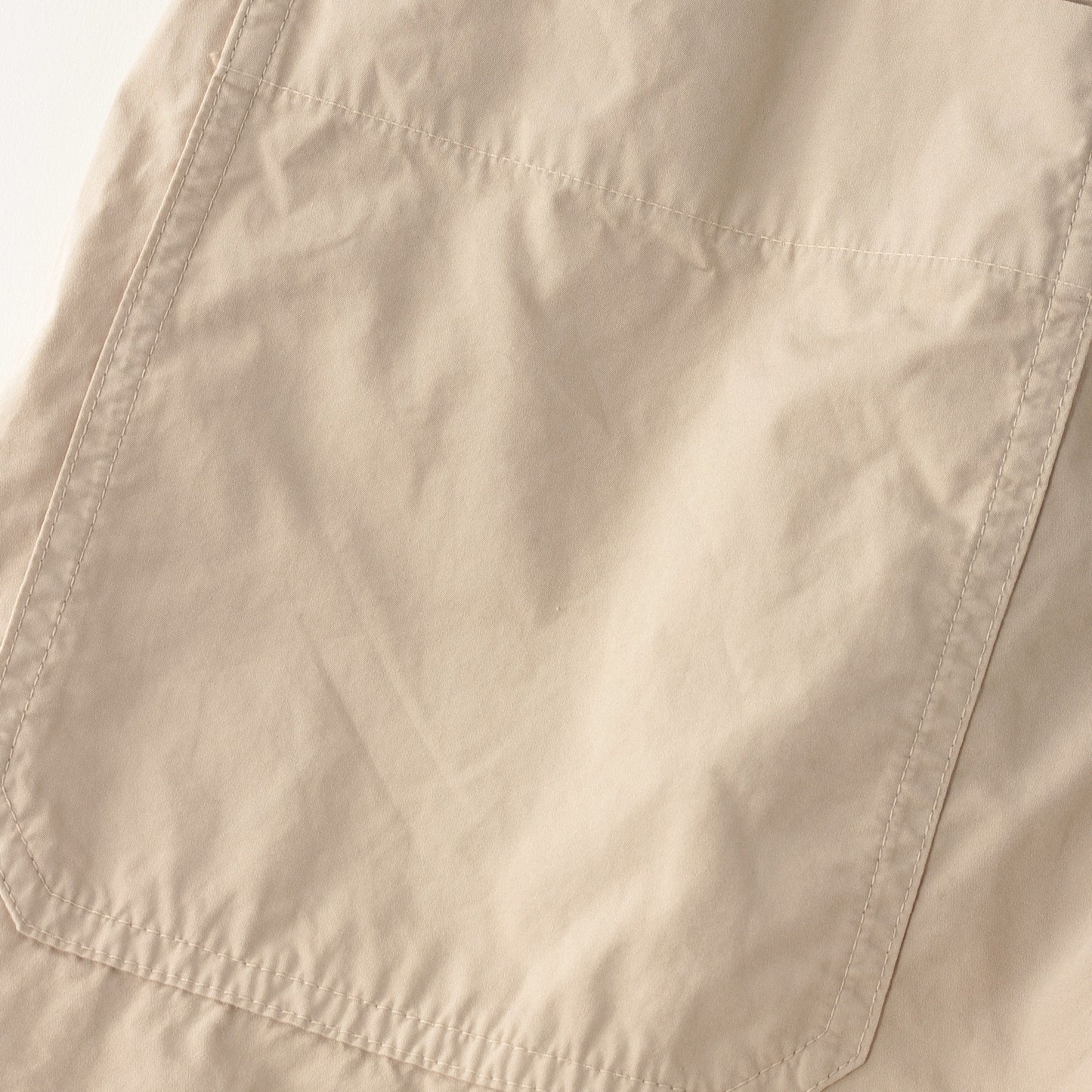 FINE COMPACT COTTON POPLIN TROUSERS