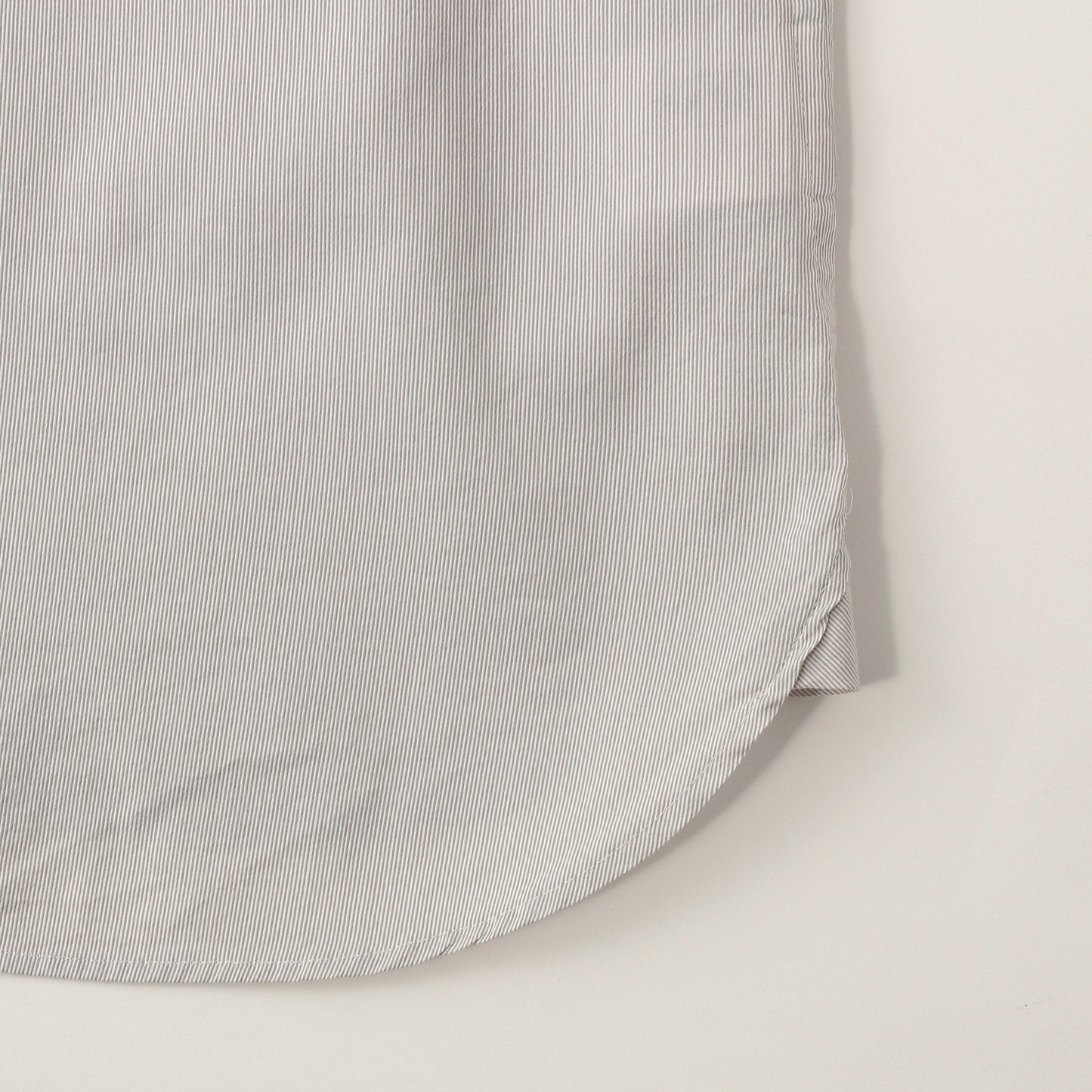 FINE STRIPE COTTON SILK SHIRT