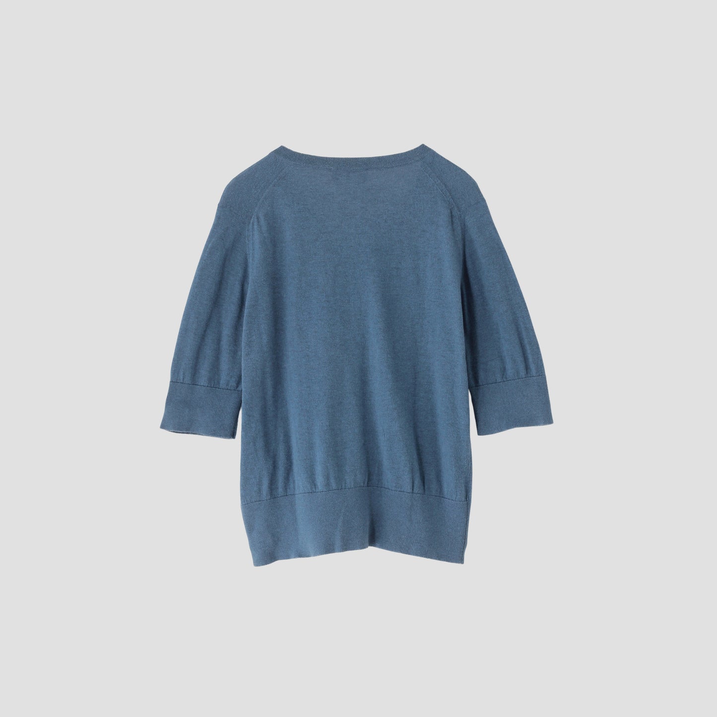 SEA ISLAND COTTON HIGH RIB CARDIGAN KNIT