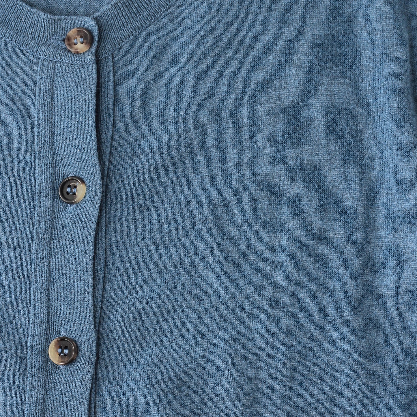 SEA ISLAND COTTON HIGH RIB CARDIGAN KNIT