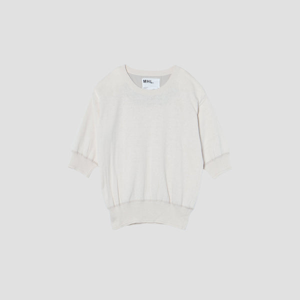 FINE SLUB COTTON LINEN KNIT