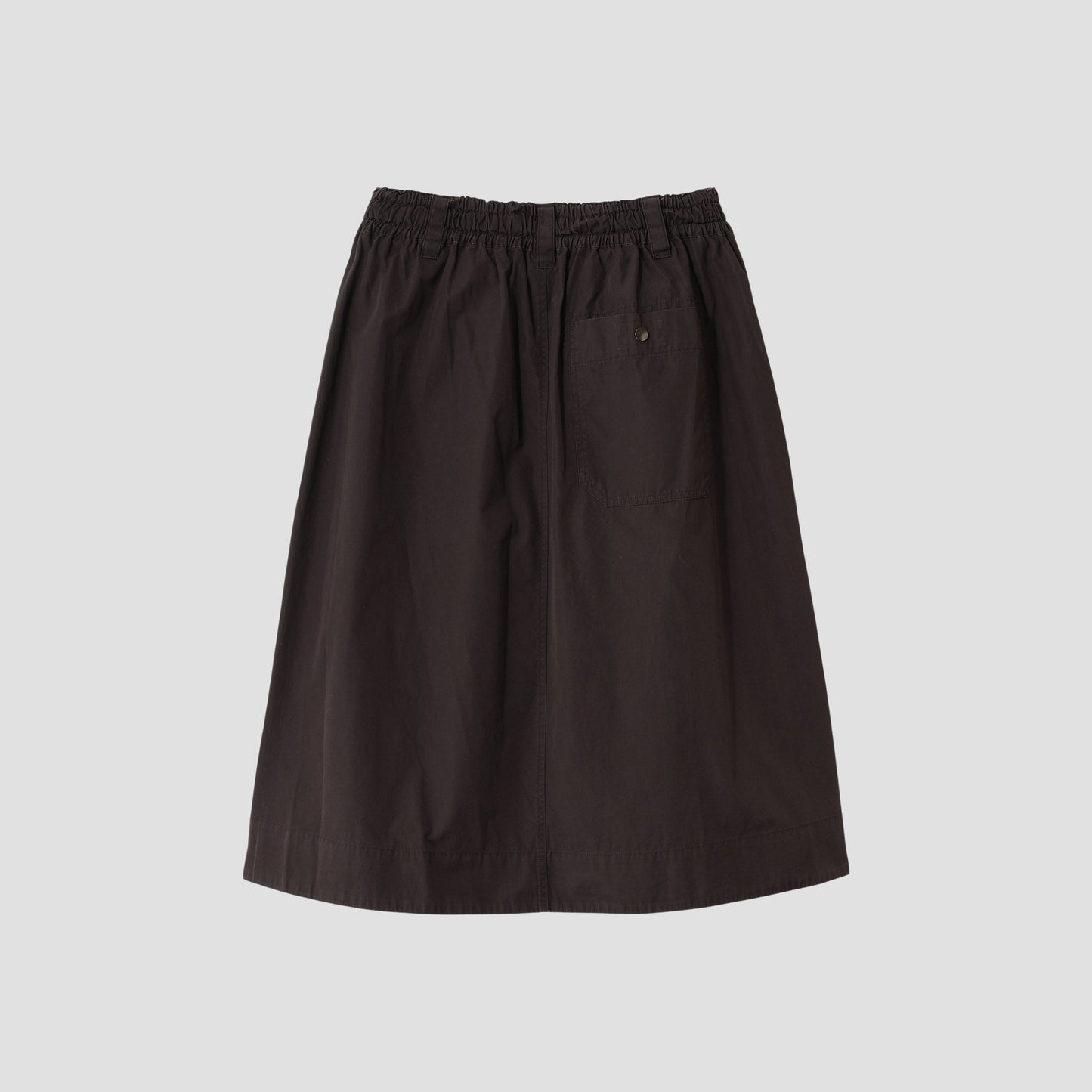 FINE COMPACT COTTON POPLIN SKIRT