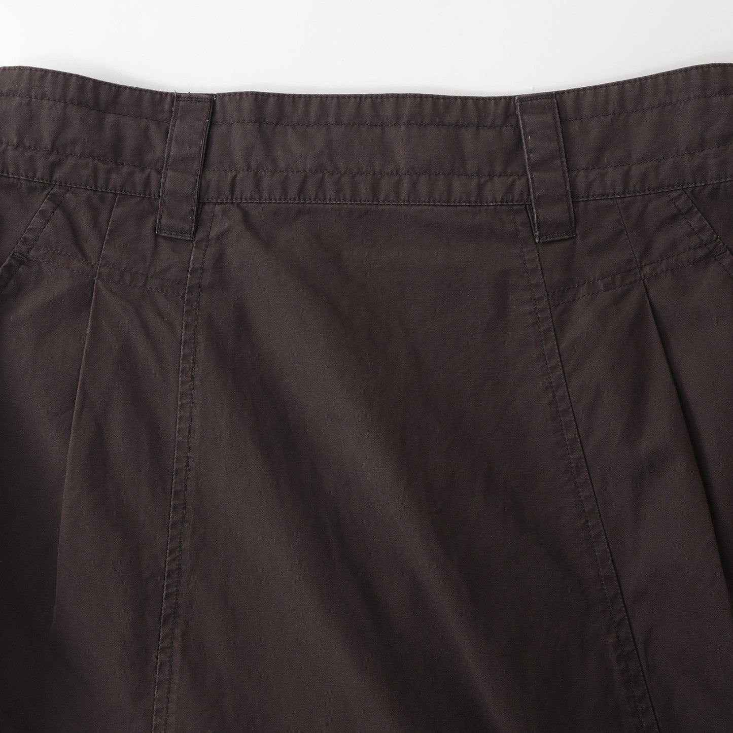 FINE COMPACT COTTON POPLIN SKIRT