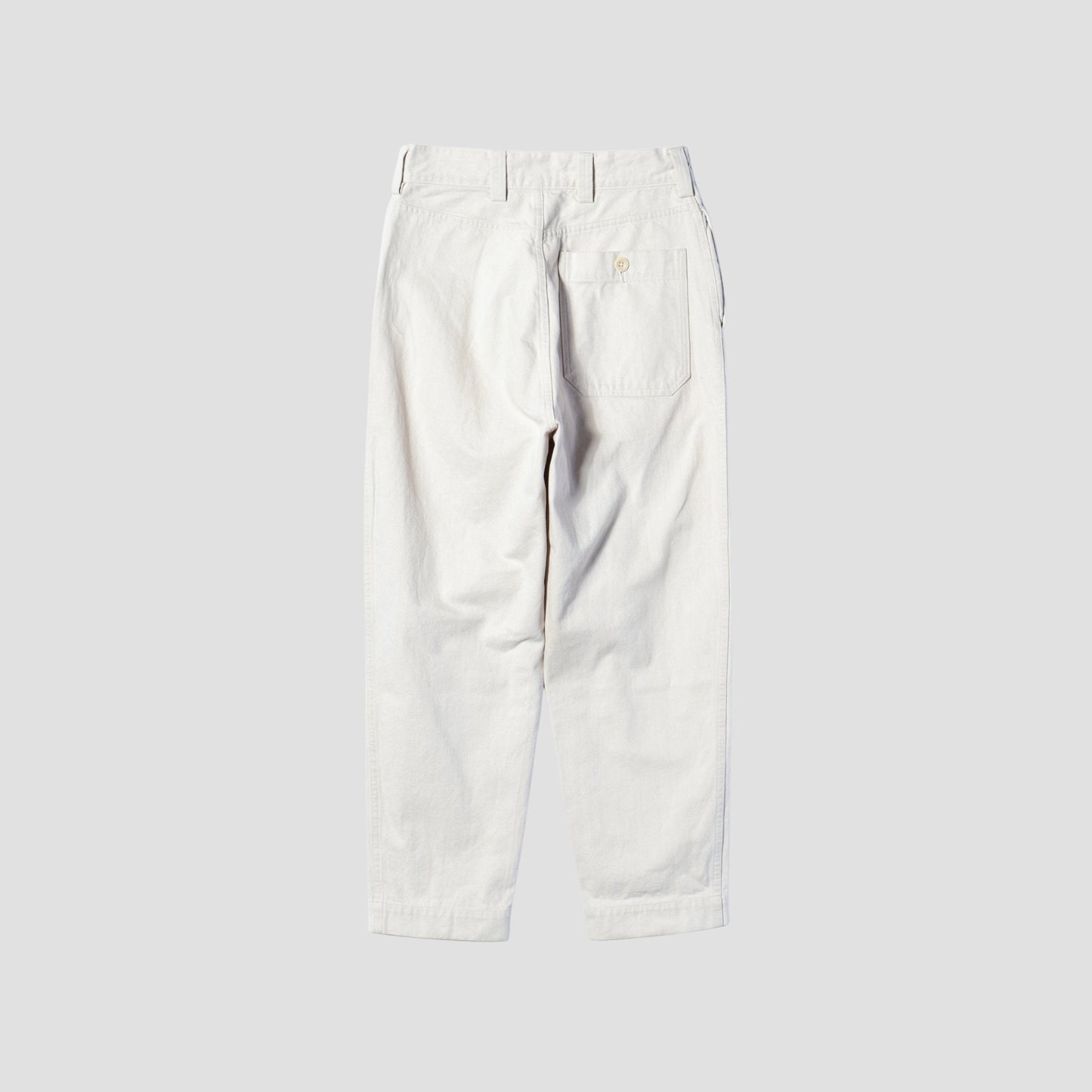 NATURAL DENIM TROUSERS