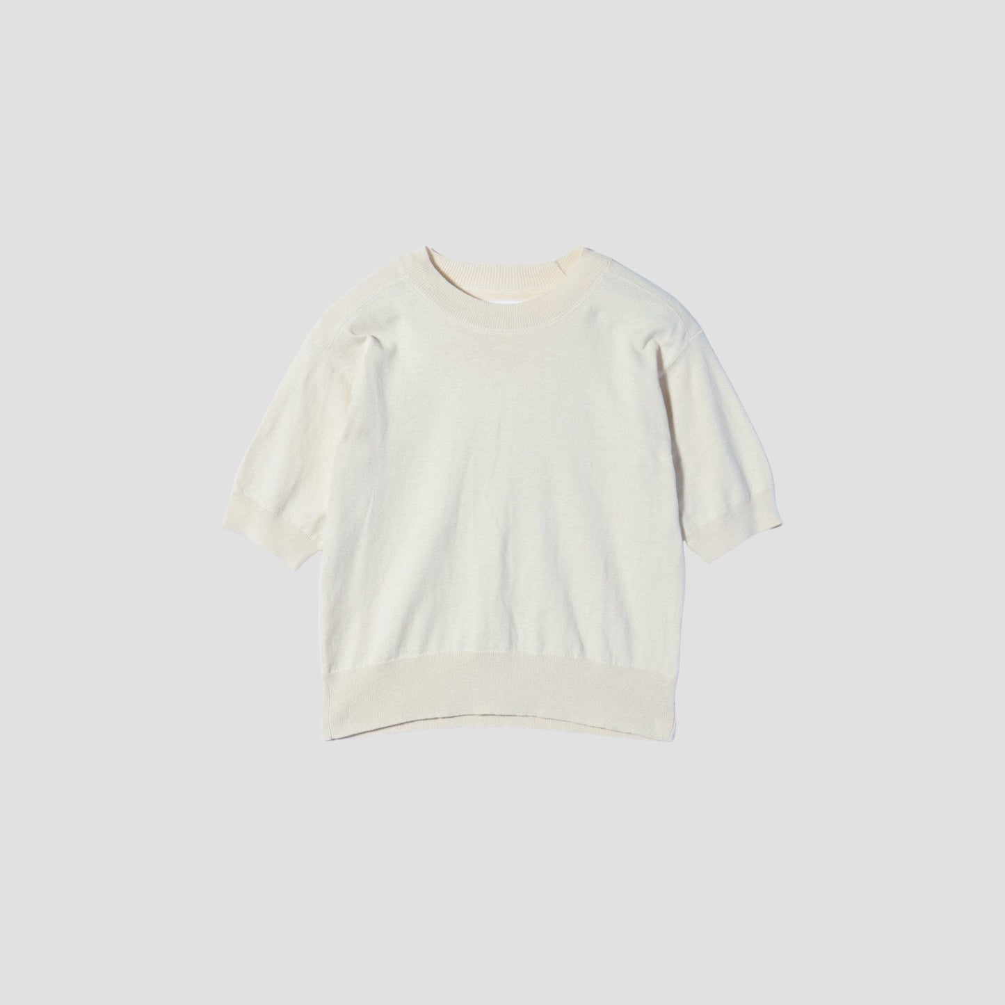 SLUB COTTON KNIT