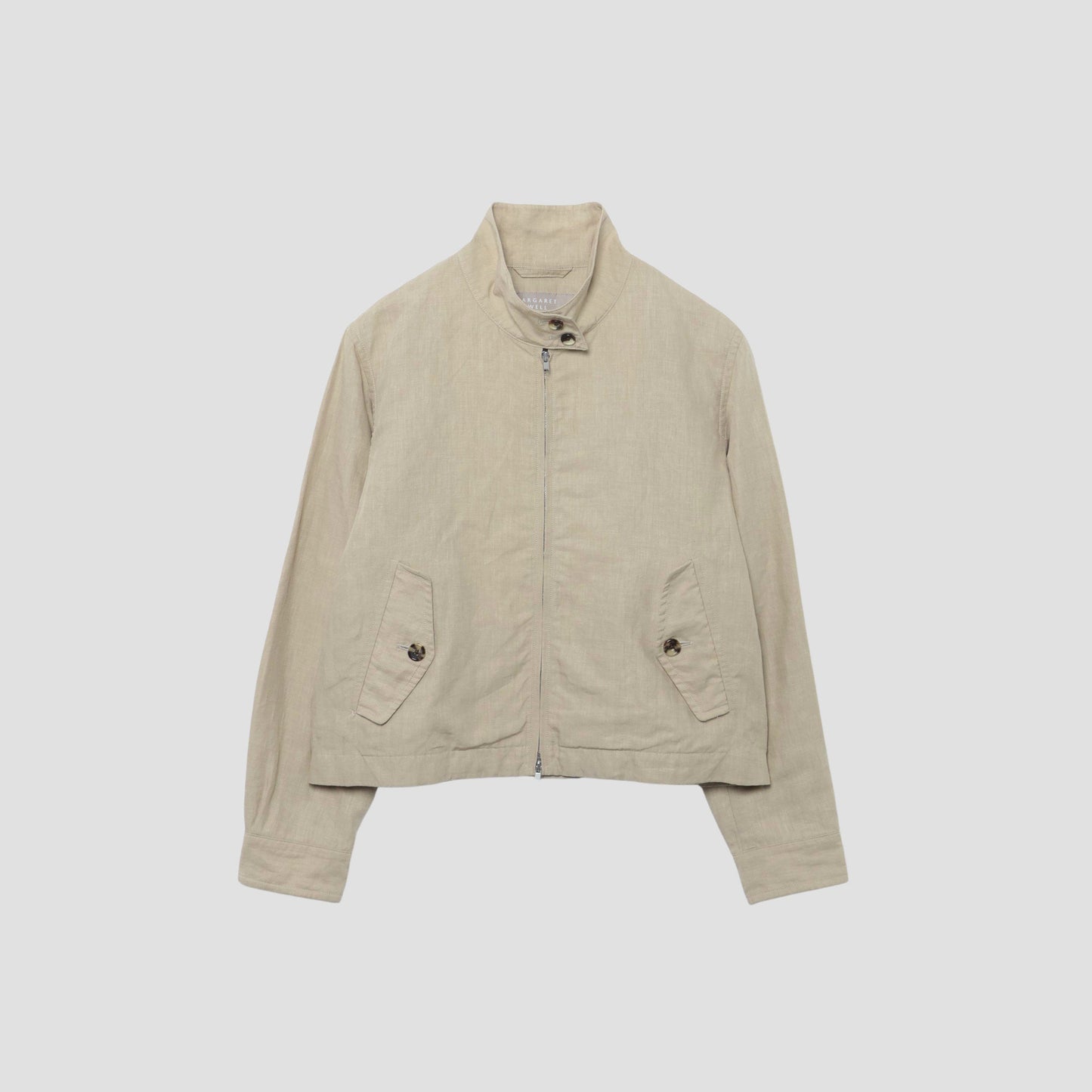 DENSE LINEN POPLIN BLOUSON