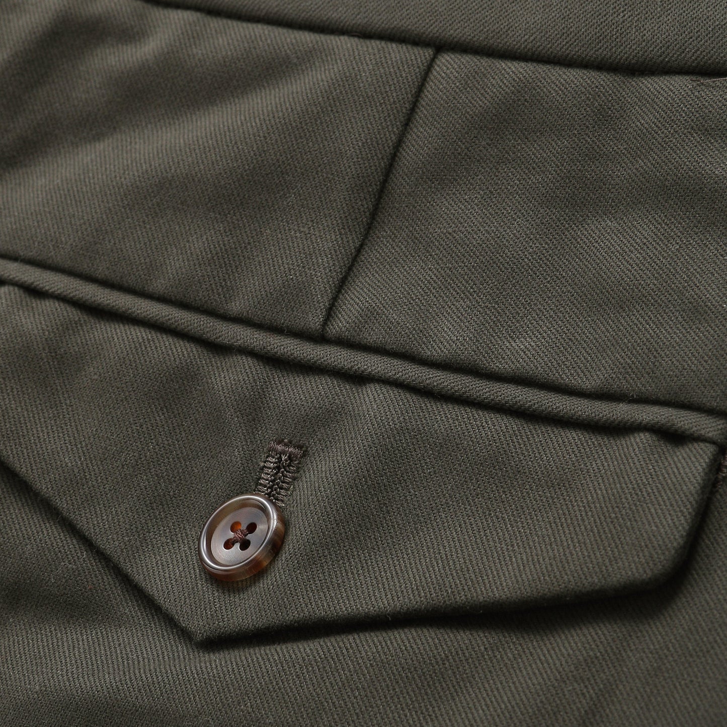BRUSHED COTTON LINEN TROUSERS