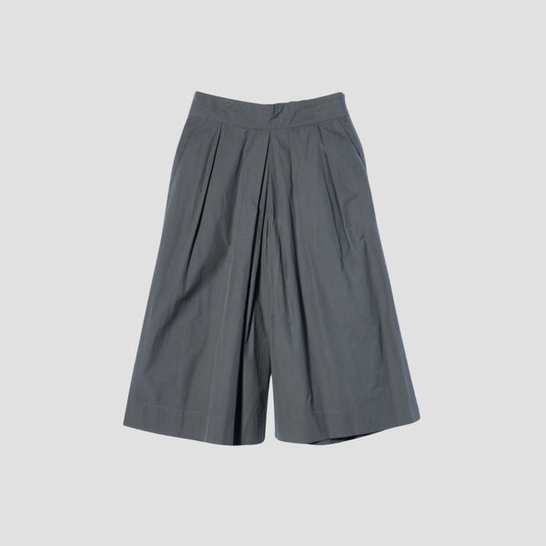 WASHED COTTON POPLIN TROUSERS
