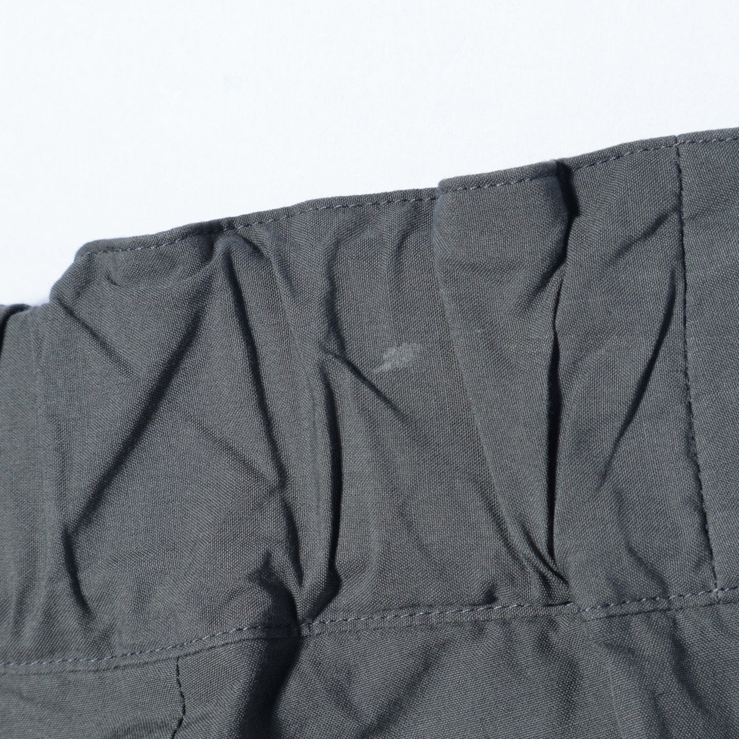 WASHED COTTON POPLIN TROUSERS