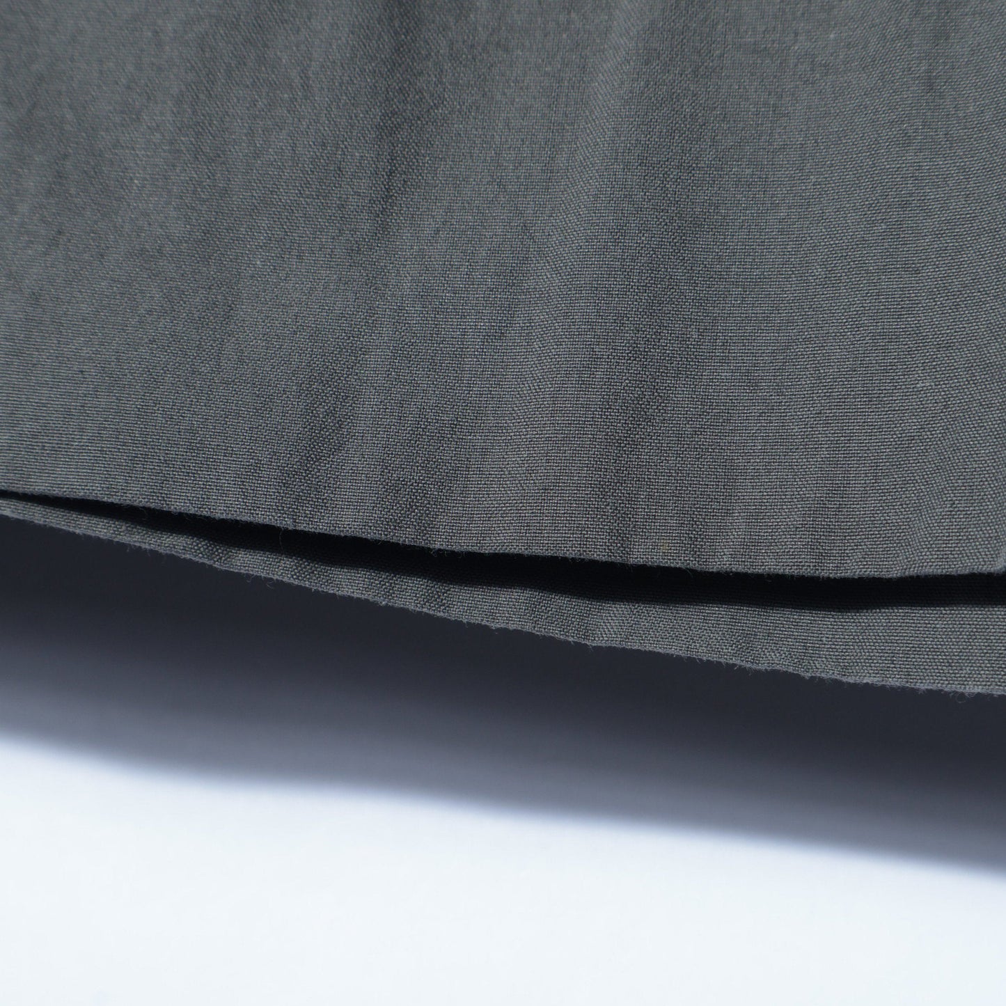 WASHED COTTON POPLIN TROUSERS